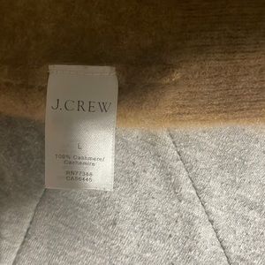 J Crew size L  cashmere tan in color sweater